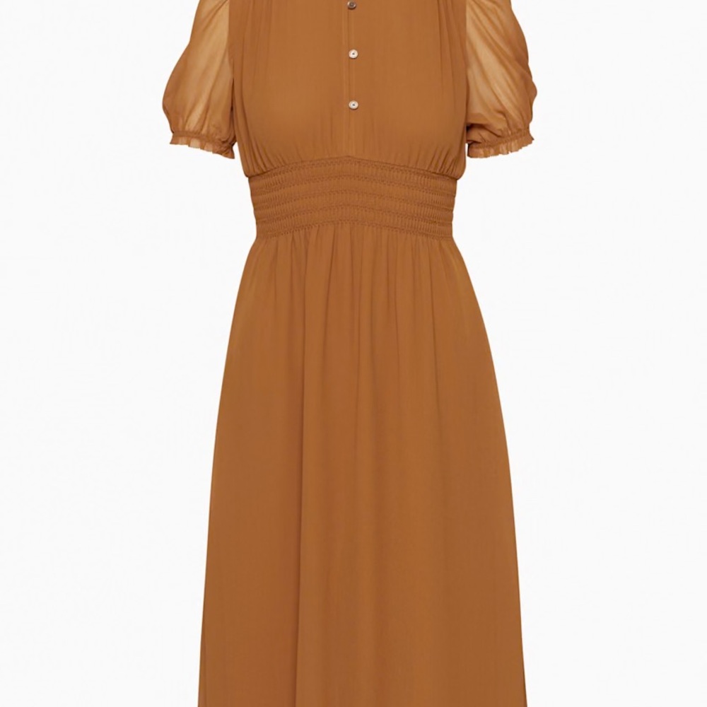 Aritzia Daughter Dress in Rich Chestnut
